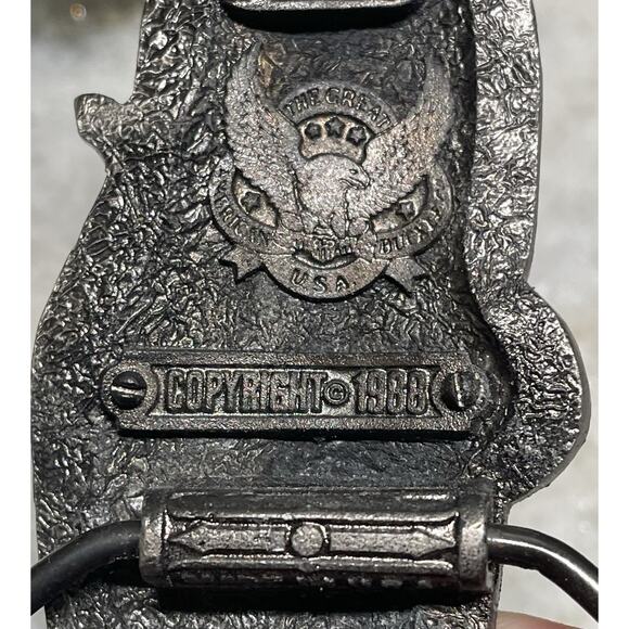 3D Ferrari Testarossa Sports Car Belt Buckle Vintage 1988 MADE IN USA 1885 - Picture 3 of 5